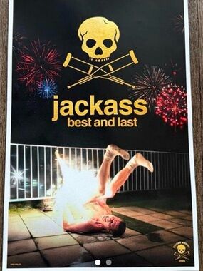 Jackass "best and last" Limited Edition Movie Promo Poster 2026